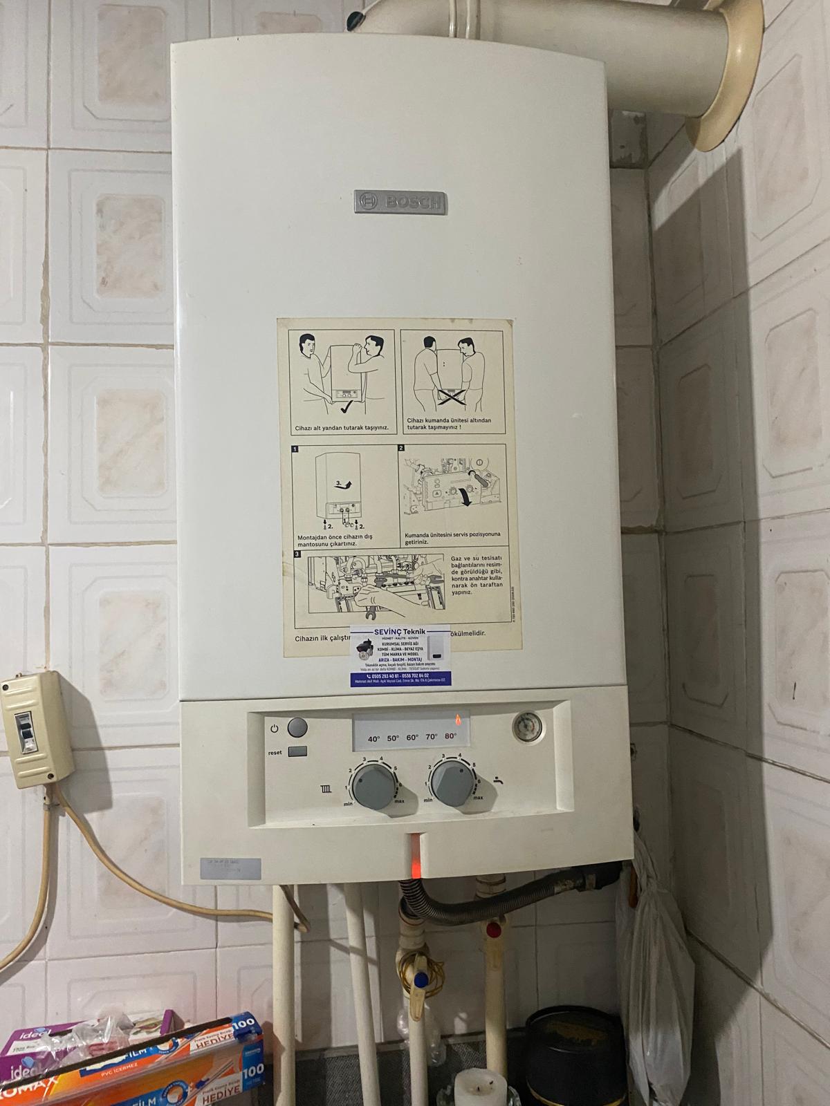 Kombi montajı ve güvenli kurulum